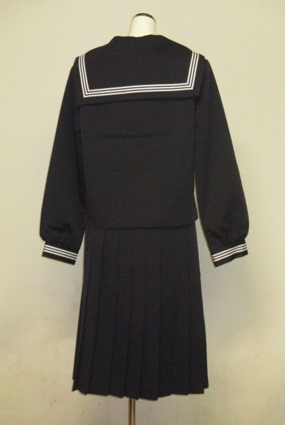 富士ヨット　冬セーラー服セット（本格的）18B超大きいサイズ　セーラー服