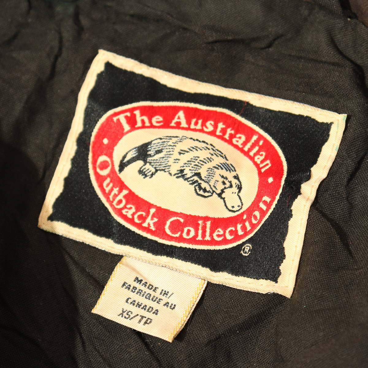 The Australian Outback Collection カナダ製 コート ロングコート メンズ アウター ブラウン オイルドコットンコート  XS ビンテージ