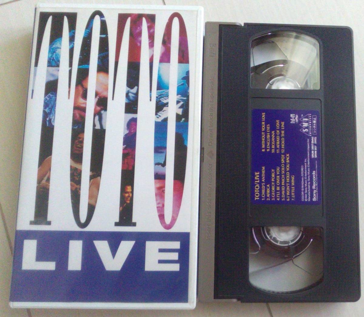 【匿名発送・追跡番号あり】 TOTO LIVE VHS_画像2