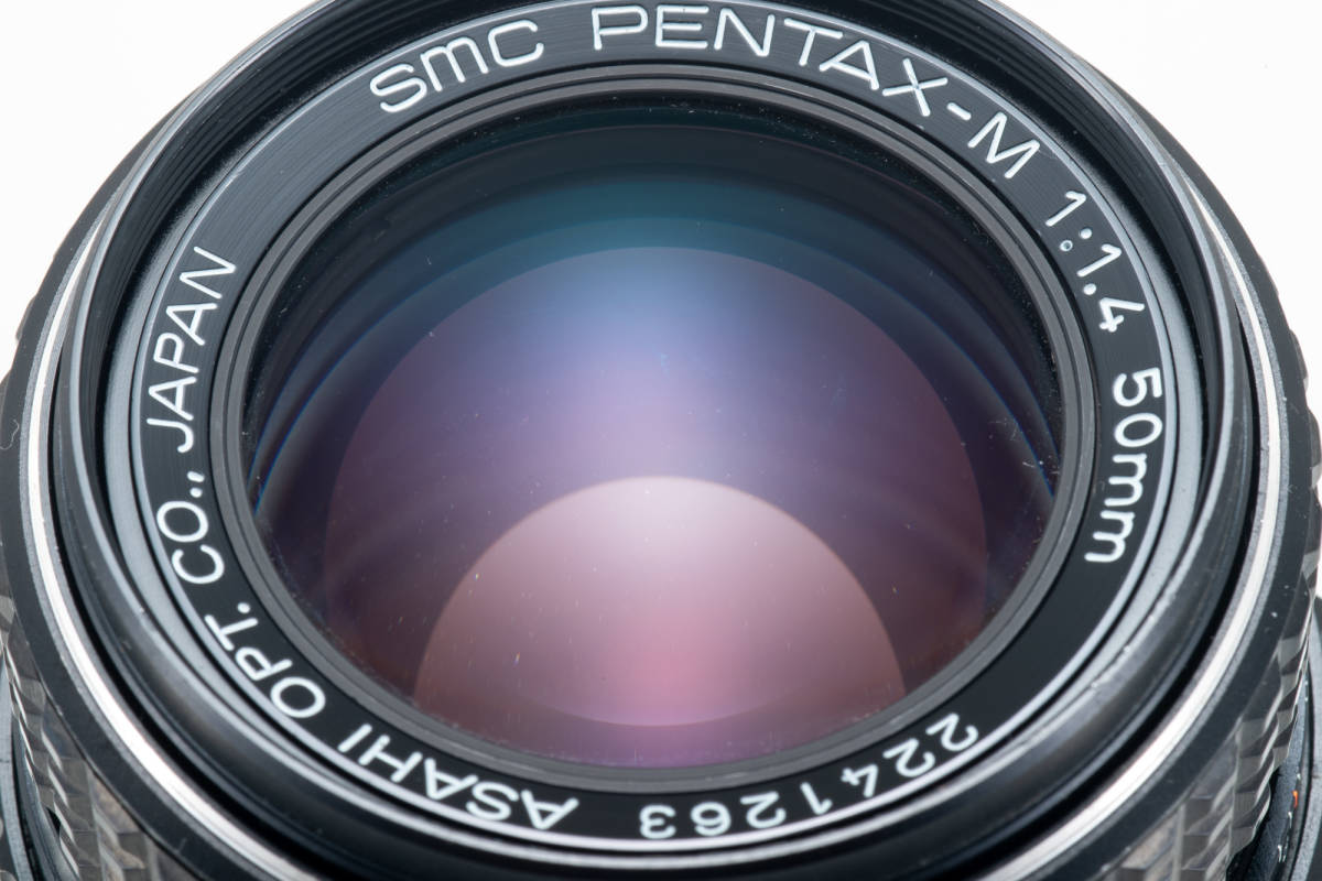 #L102 PENTAX SMC PENTAX-M F1.4/50mmマニュアルフォーカスレンズ　Kマウント