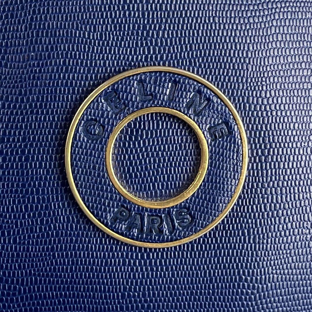 【極美品】CELINE セリーヌ ハンドバッグ サークル ゴールド金具 ワンショルダー 肩掛け トートバッグ リング トリオンフ マカダム レザー