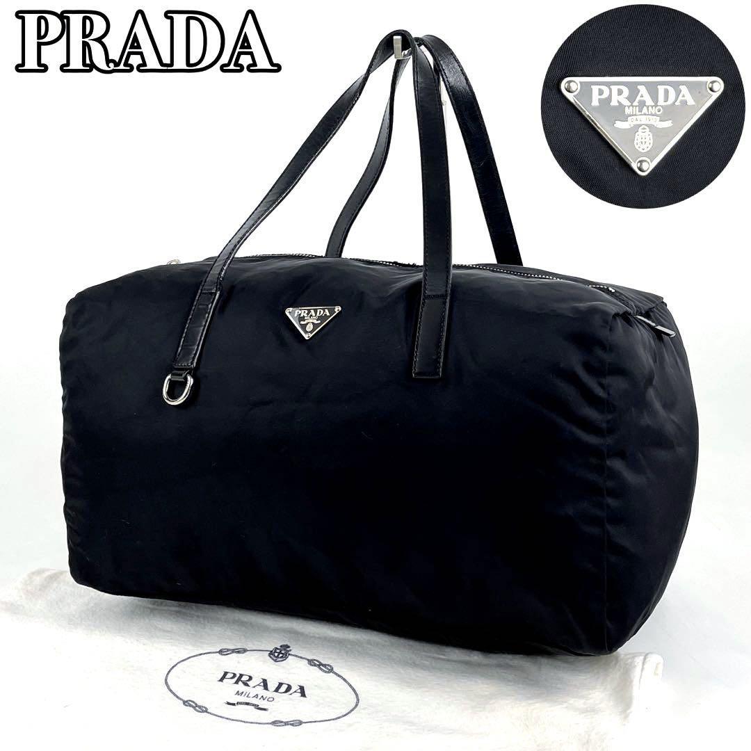 有名な高級ブランド ミニボストン ハンドバッグ プラダ 美品□PRADA