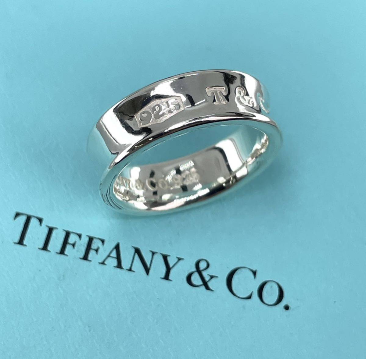 憧れの ☆美品☆ TIFFANY 13号 シルバー925 銀製リング ナローリング