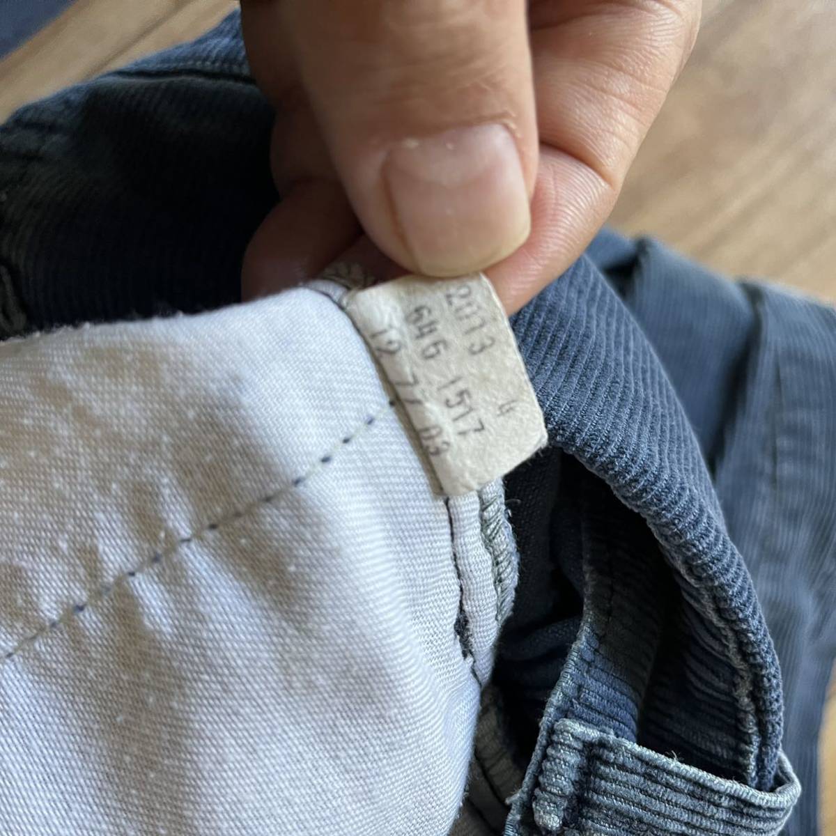 77年 リーバイス Levi's 646 - 1517 Corduroy ビンテージ ベルボトム フレア ブーツカット ヒッピー コーデュロイ フラワームーブメント_画像6