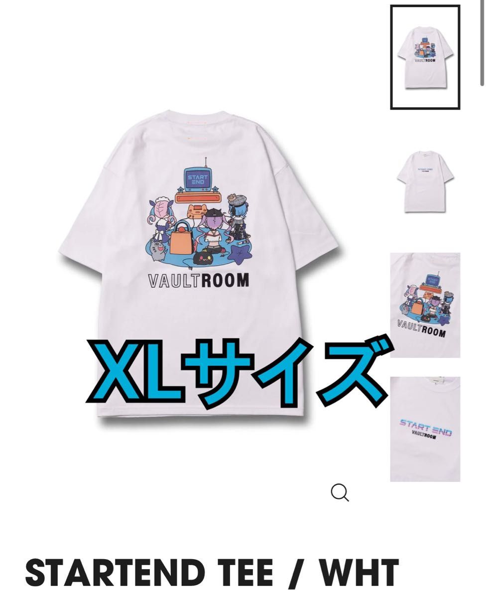 VAULTROOM ホロライブ STARTEND TEE / WHT XL 新品