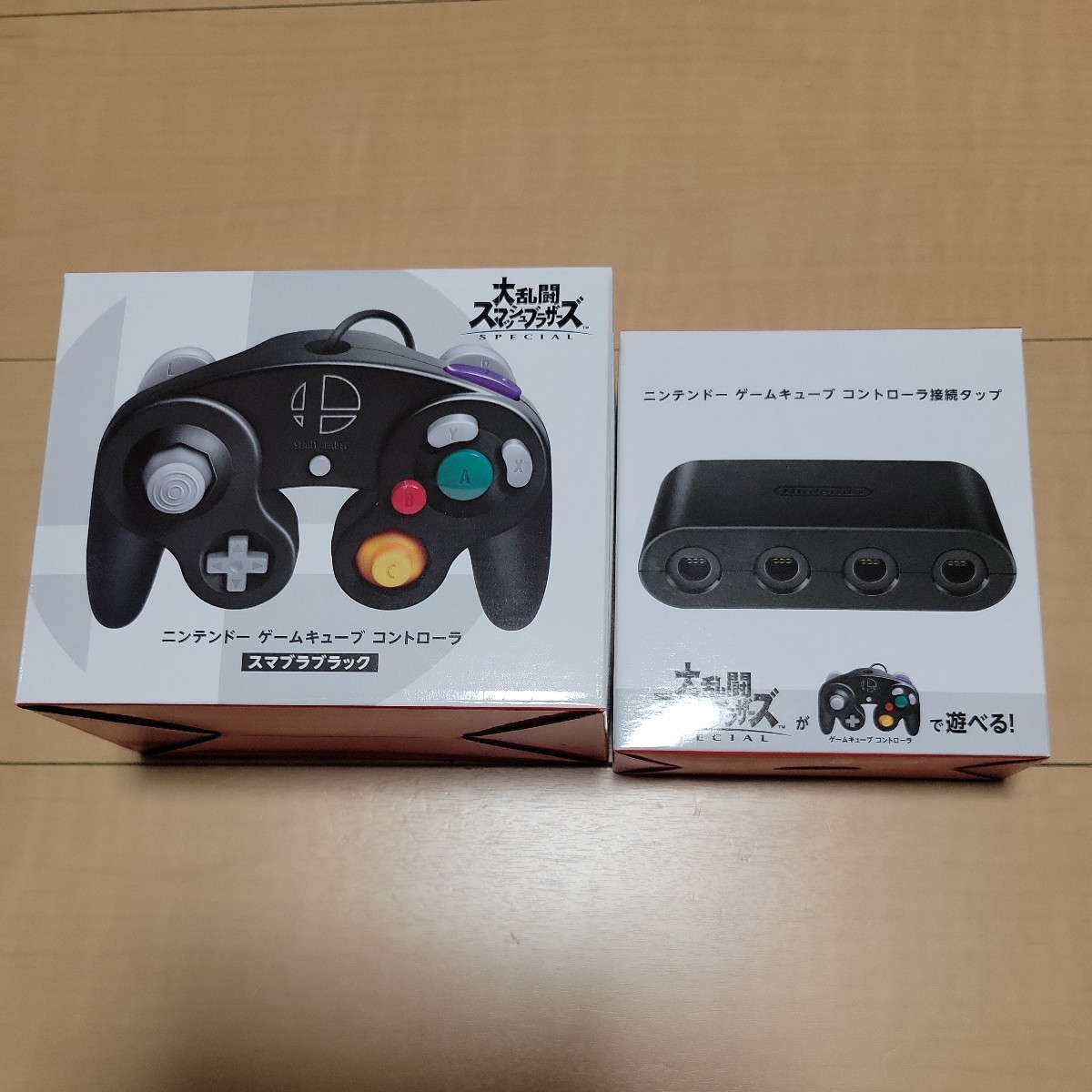任天堂 Nintendo ゲームキューブ コントローラ & 接続タップ 2点セット ニンテンドースイッチ Switch 純正品 スマブラ