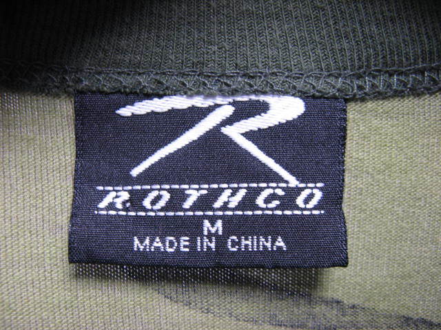 美品 Rothco ウッドランドカモフラージュ 長袖Tシャツ Mサイズ U.S.ARMY ロスコ_画像3