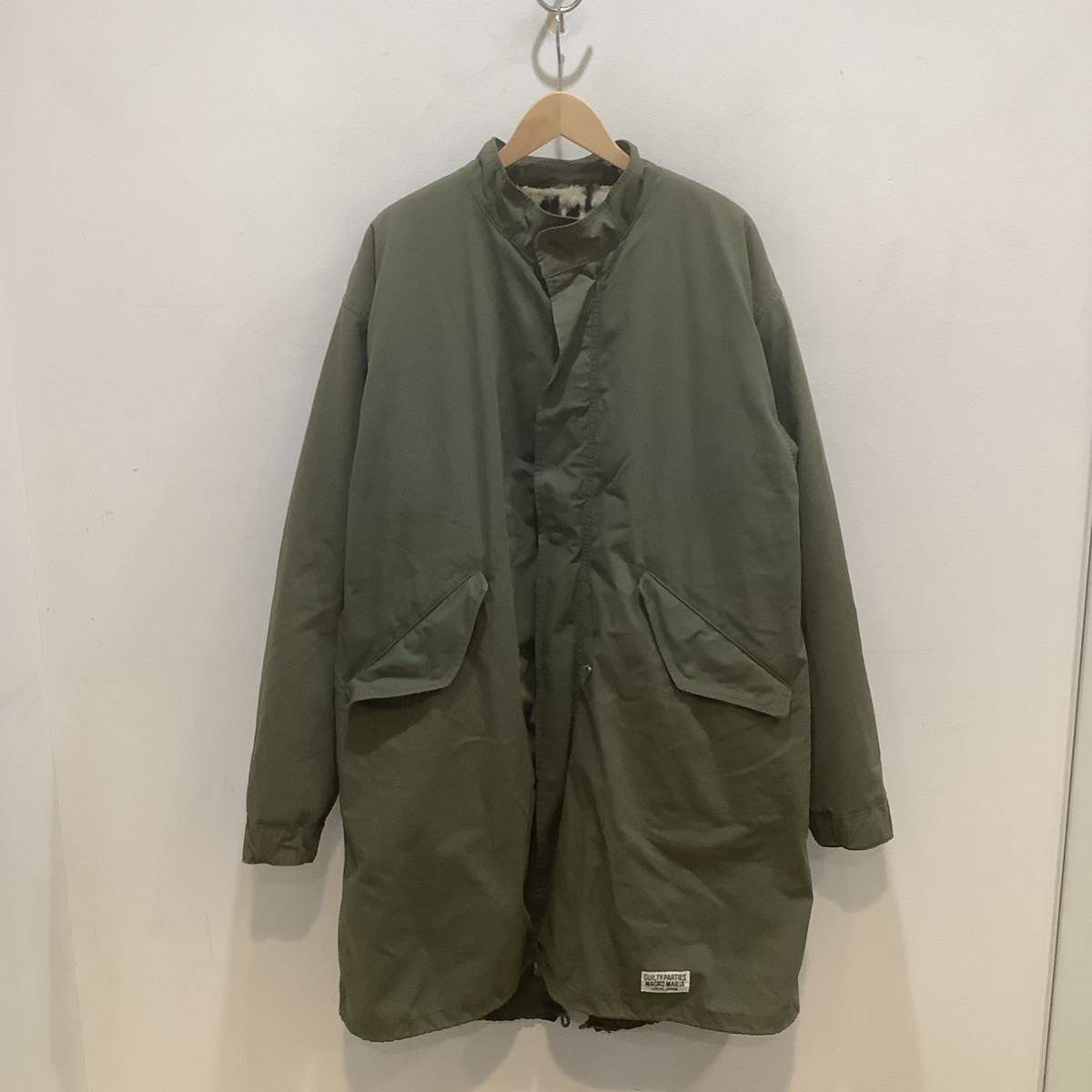 WACKO MARIA ワコマリア 2021AW leopard far mods coat レオパードファーライナーモッズコート khaki カーキ Mサイズ 624123