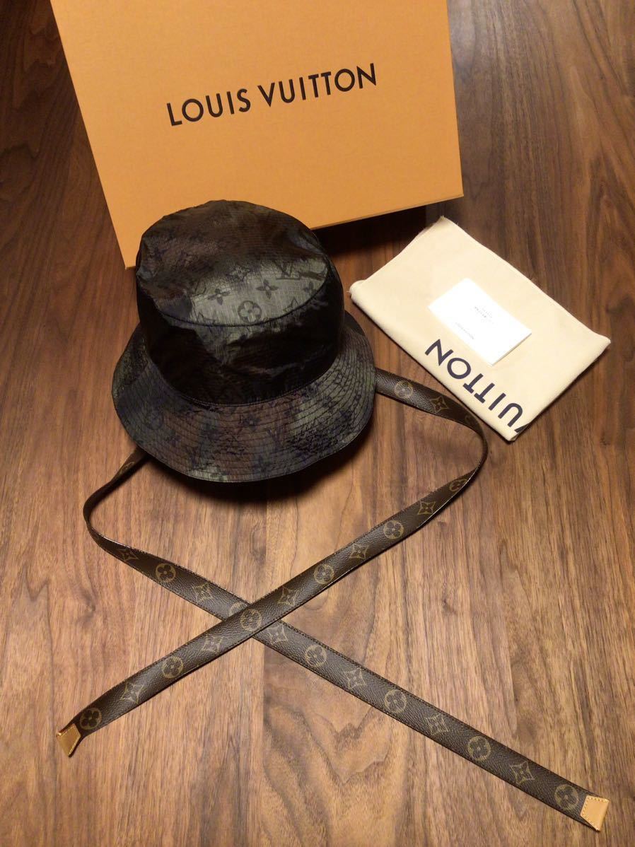 LOUIS VUITTON BONNET IKAT ルイヴィトン ボネ・イカット“サイズ60“BUCKETHAT バケットハット CAMOUFLAGE  カモフラージュ 迷彩 帽子