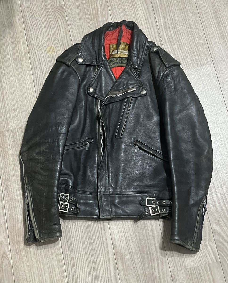 70's Vintage Mascot マスコット ライダース レザージャケット S 70's Vintage Mascot マスコット ライダース レザージャケット S