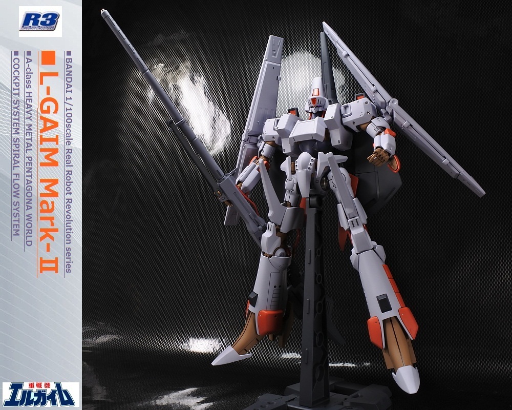 * Bandai R3 1/100 L gaimMk-Ⅱ painted modified . final product real robot Revolution 