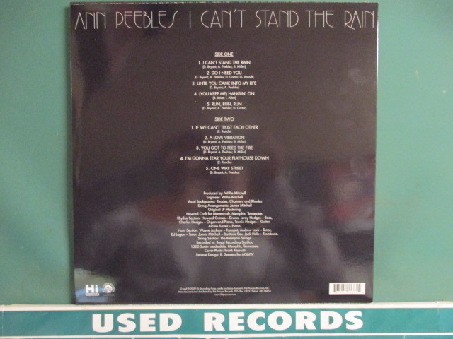 * Ann Peebles : I Can\'t Stand The Rain LP * (( successful bid 5 point . postage our expense 