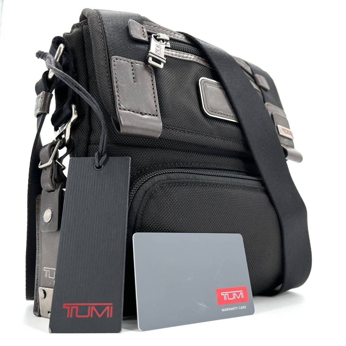 1円【美品・タグ付き】TUMI トゥミ ショルダーバッグ メンズ ブラボ