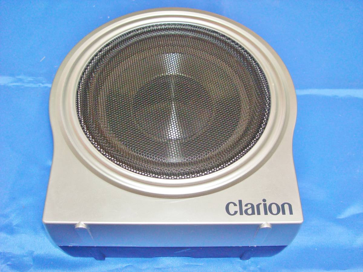 *clarion Clarion ADDZEST Addzest SRV212 150W amplifier built-in 20cm original connection possibility operation excellent goods powered subwoofer prompt decision equipped!!*