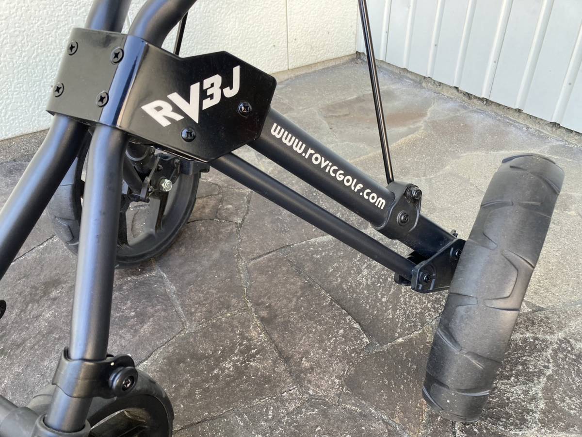 ロビック RV3J ジュニアカート【2019モデル】 (チャコール/ブラック) Geotech rovic ゴルフカート_画像3
