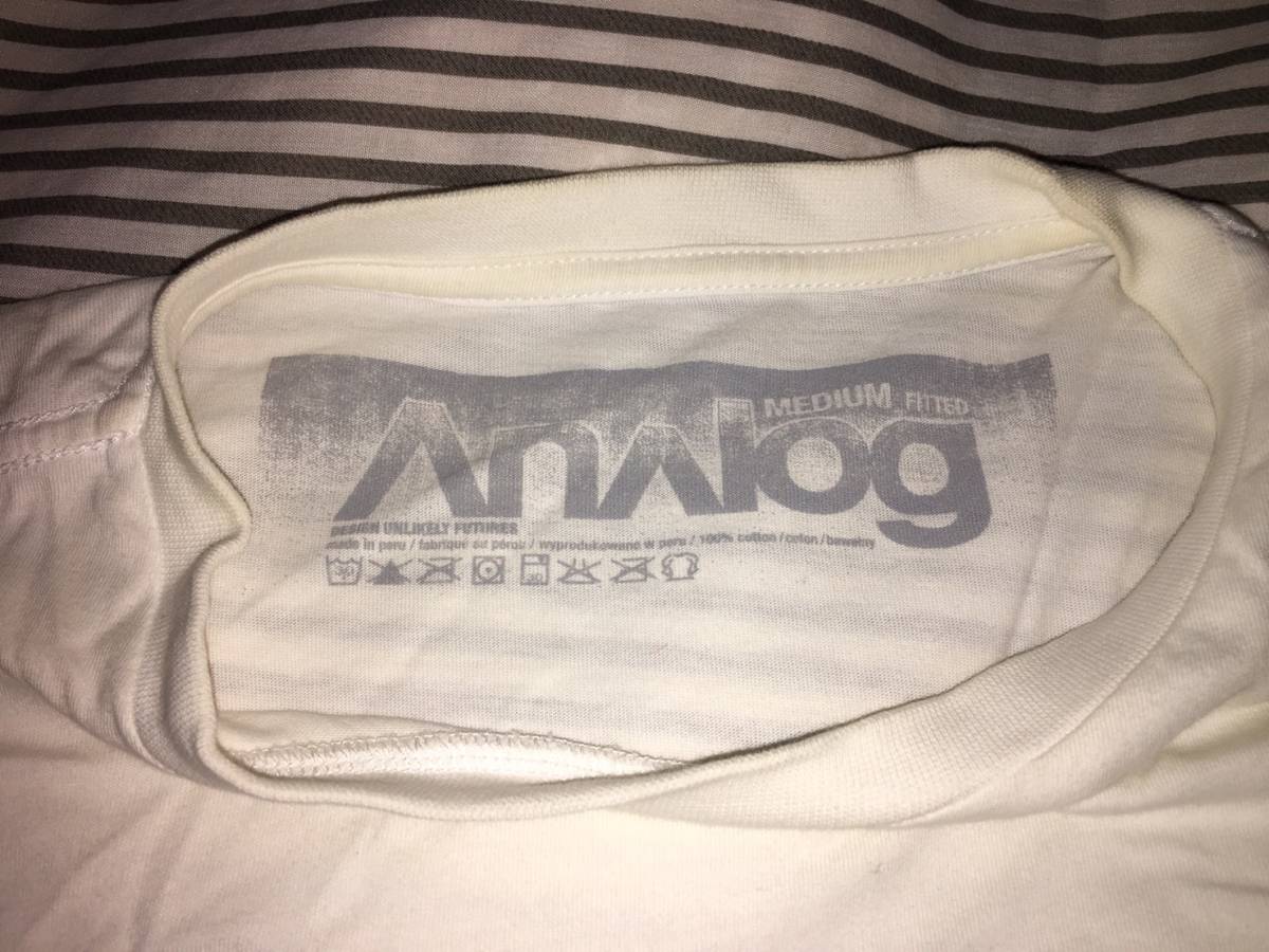 送料無料Analog アナログTシャツMサイズデザインスノーボードウェア