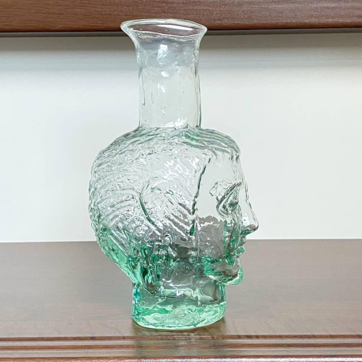 セバスチャン・ノビル デザイン フランス製 La Soufflerie 花瓶 TETE テット ラ・スフレリ リサイクルガラス アート_画像3