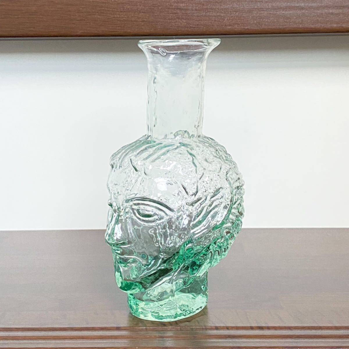 セバスチャン・ノビル デザイン フランス製 La Soufflerie 花瓶 TETE テット ラ・スフレリ リサイクルガラス アート_画像1
