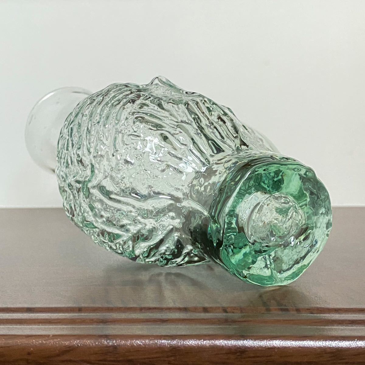 セバスチャン・ノビル デザイン フランス製 La Soufflerie 花瓶 TETE テット ラ・スフレリ リサイクルガラス アート_画像4