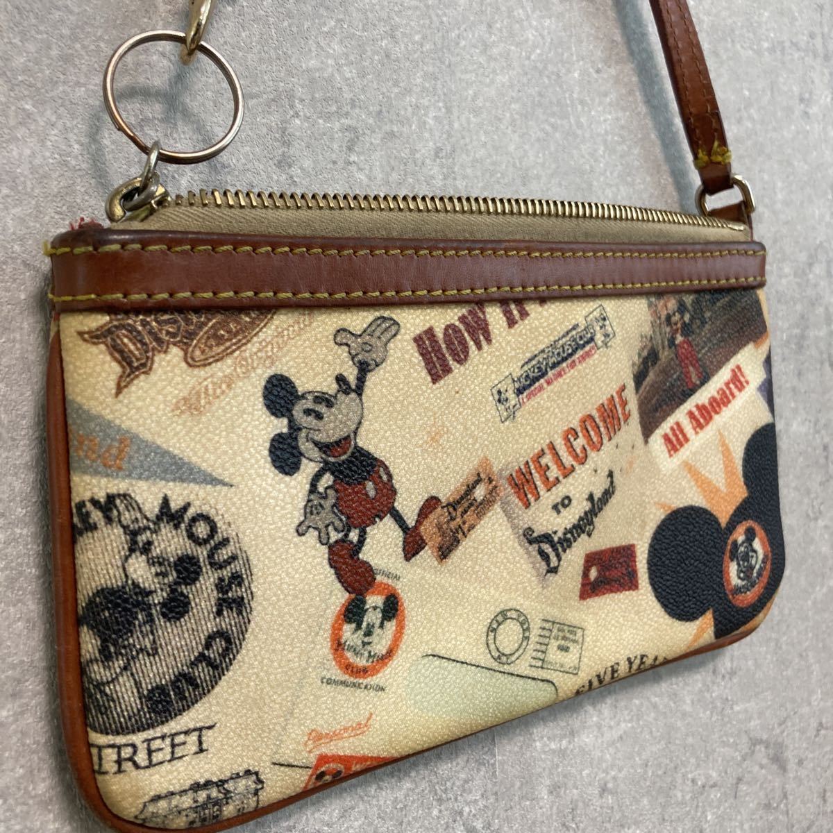 ディズニー　Disney ヴィンテージ　vintage ディズニー　ポーチ　日本未発売　小物入れ　財布　マルチケース