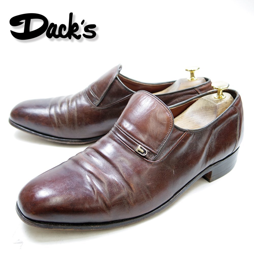 11 E надпись 29cm соответствует Dack\'s Dux туфли без застежки Loafer Canada производства кожа кожа обувь платье обувь Brown чай /U9072