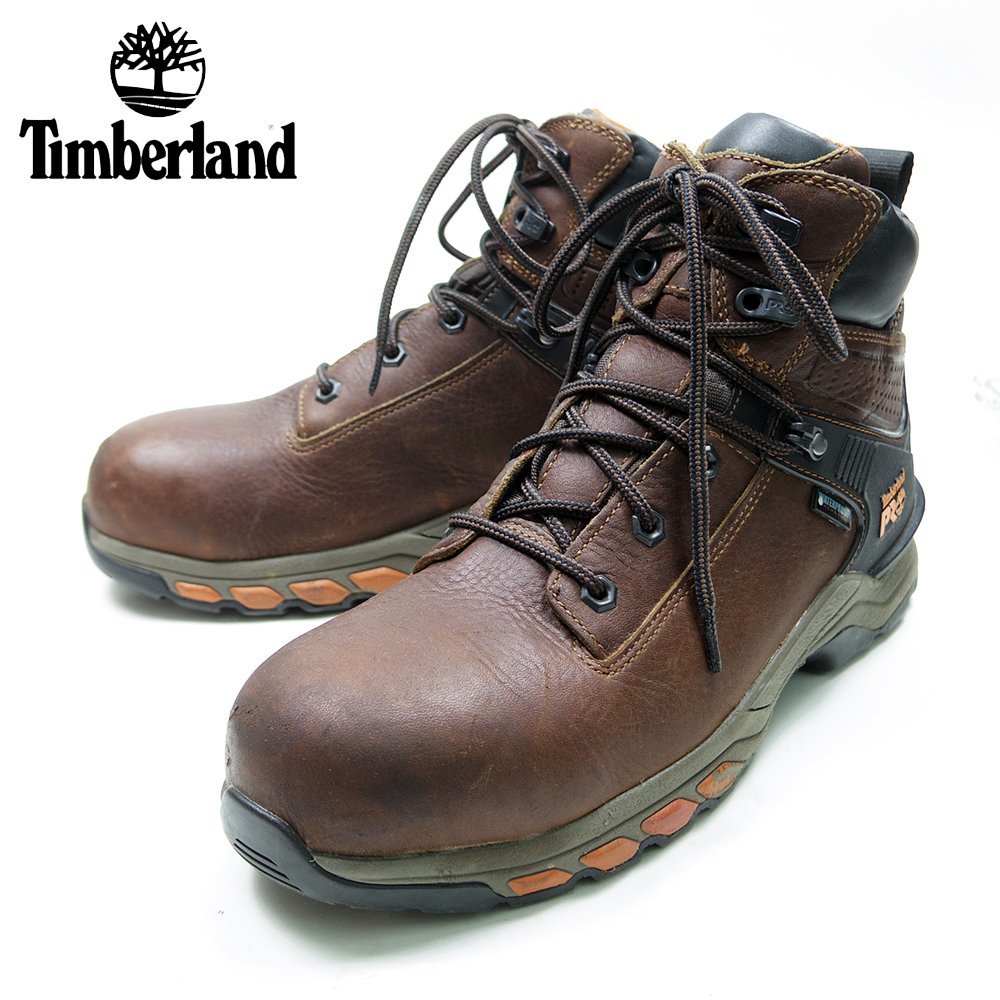 良品　8M　26㎝表記　Timberland PRO　ティンバーランド　ハイパーチャージ　マウンテンブーツ　スチールトゥ　ウォータープルーフU8161_画像1