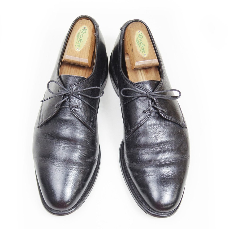 26cm相当　Allen Edmonds Lambert　アレンエドモンズ　ランベルト　Vフロントダービー　外羽根　ドレスシューズ　ブラック　黒　/U8854_画像2