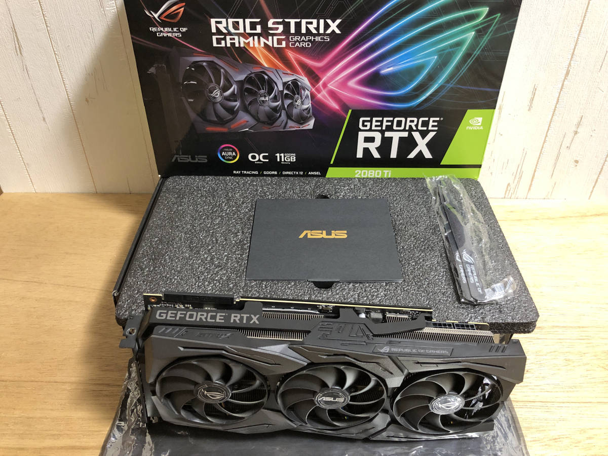 豊富なギフト GeForce GAMING STRIX ROG ASUS 美品!! RTX 11GB OC