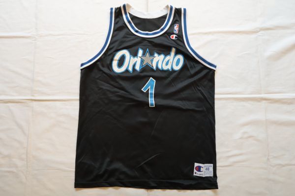 20-60代 人気ファッションブランド 古着GAME TOPSレア ユニフォームタンク Magic Orlando Champion タンクトップ