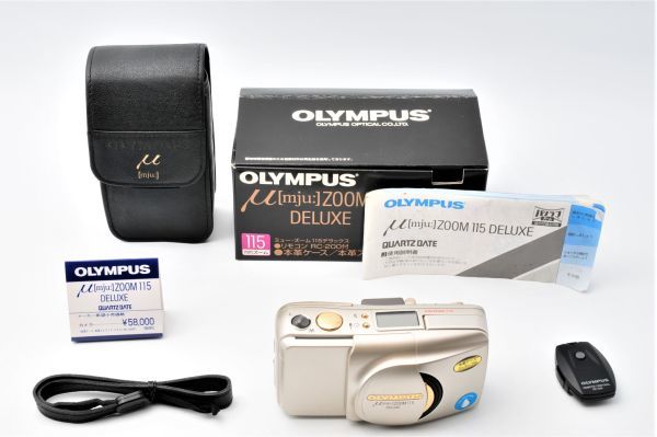 [美品] Olympus Mju μ Zoom 115 Deluxe_画像1