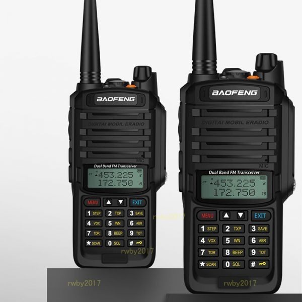 国内発送 宝鋒正規品 本体IP67完全防水 専用防水イヤホン付 8W出力VHF/UHF デュアル トランシーバー BAOFENG UV-5R上位機種 UV9R/UV-960_画像4