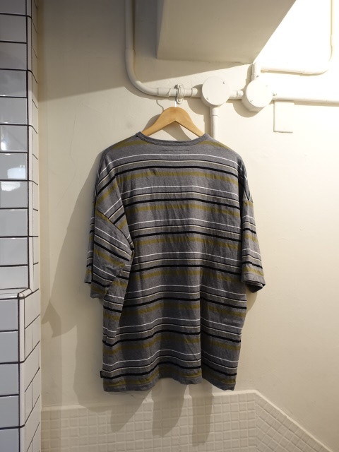 ネイバーフッド　23AW　ボーダー　Tシャツ　美品　232FPNH-CSM13　BORDER CREWNECK SS　定価16500円　サイズL_画像6