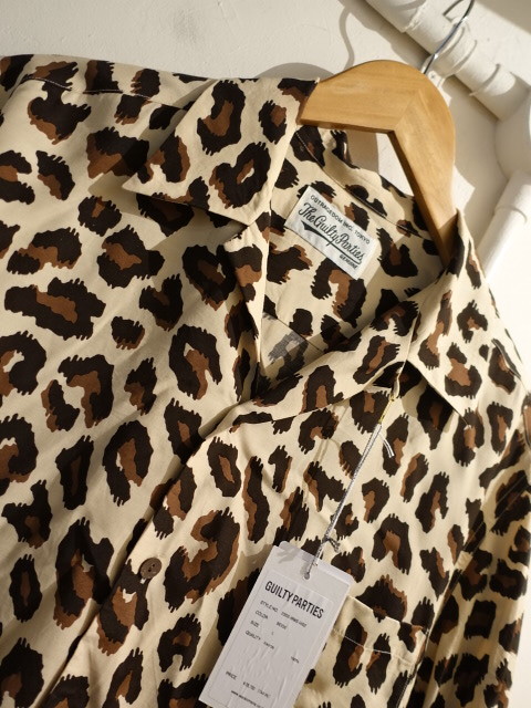  Wacko Maria 23SS Leopard short sleeves shirt 23SS-WMS-HI02 rayon shirt regular price 29700 jpy size L