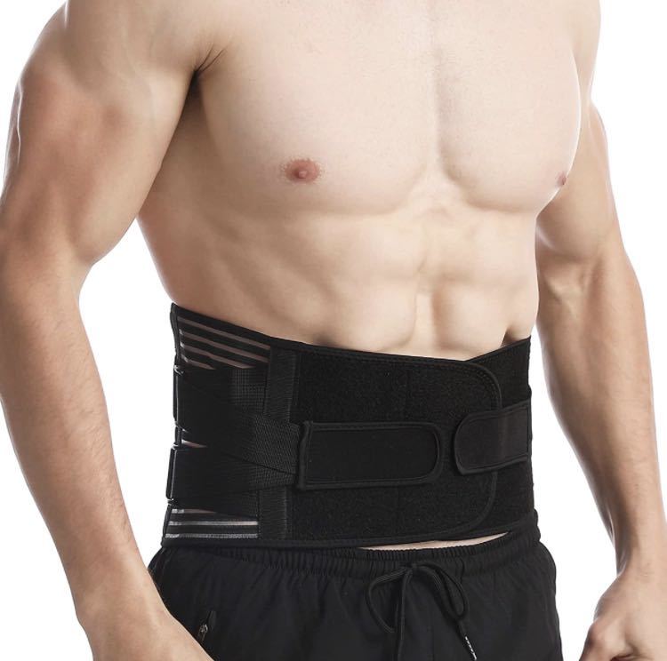  small of the back supporter protection for waist .. prevention small of the back corset thin type .. mesh ventilation lumbago reduction belt posture correction man and woman use (S ( small of the back .50-75cm))