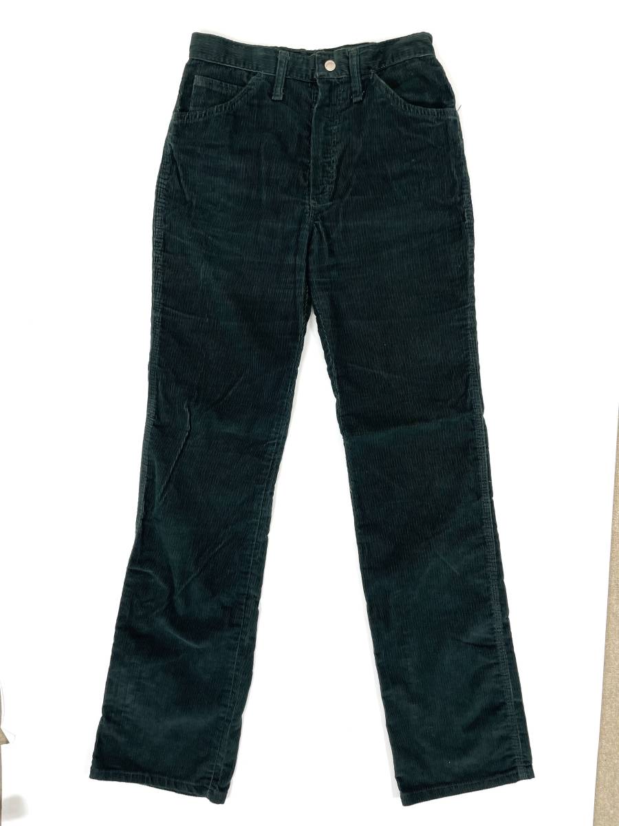  old clothes b1308 W30 Wrangler wranler corduroy ko-z green green green Vintage original vintage 70 80 90 old Old USA