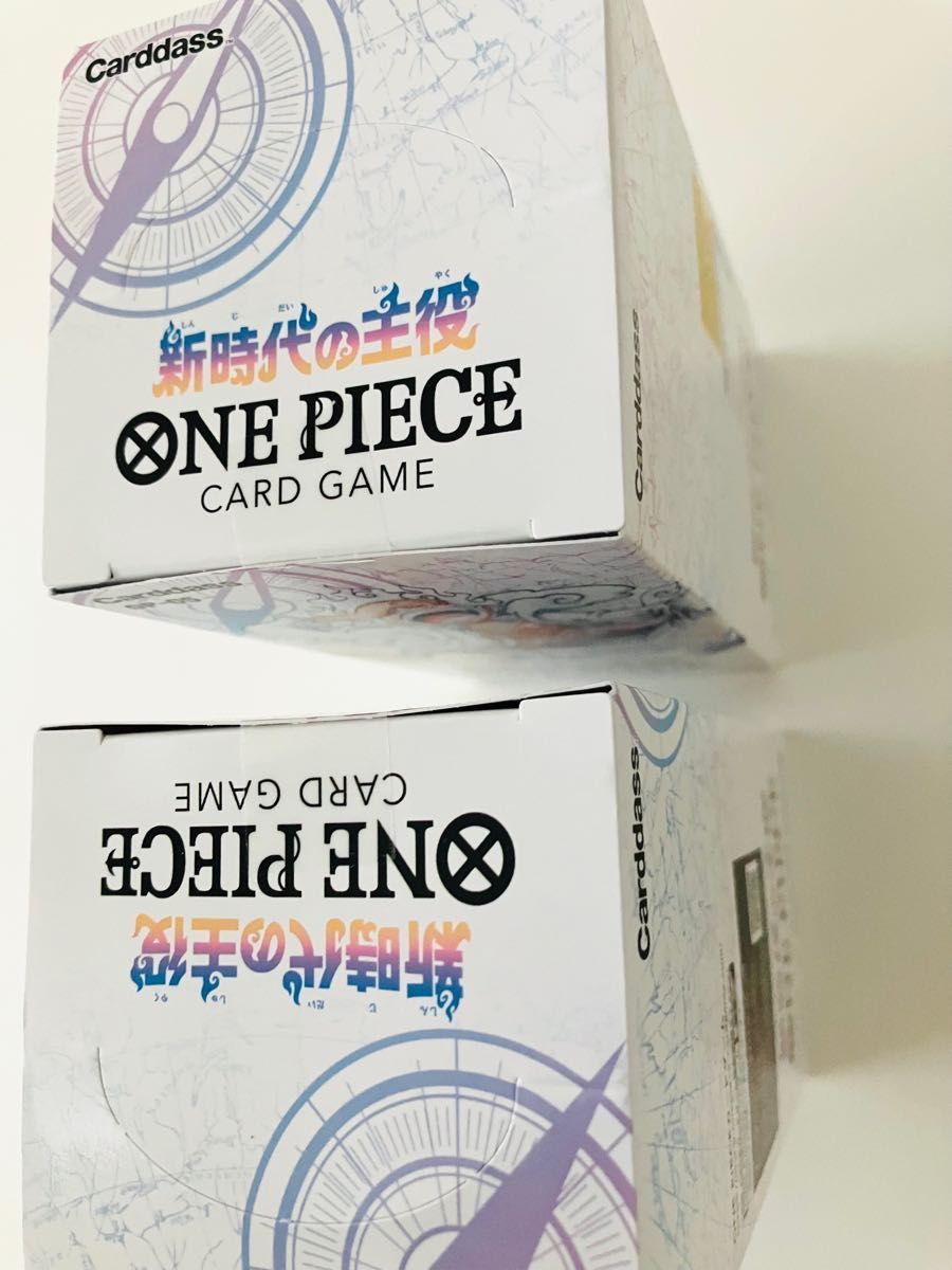 テープ付き 新品未開封 ワンピースカードゲーム 新時代の主役 2BOX