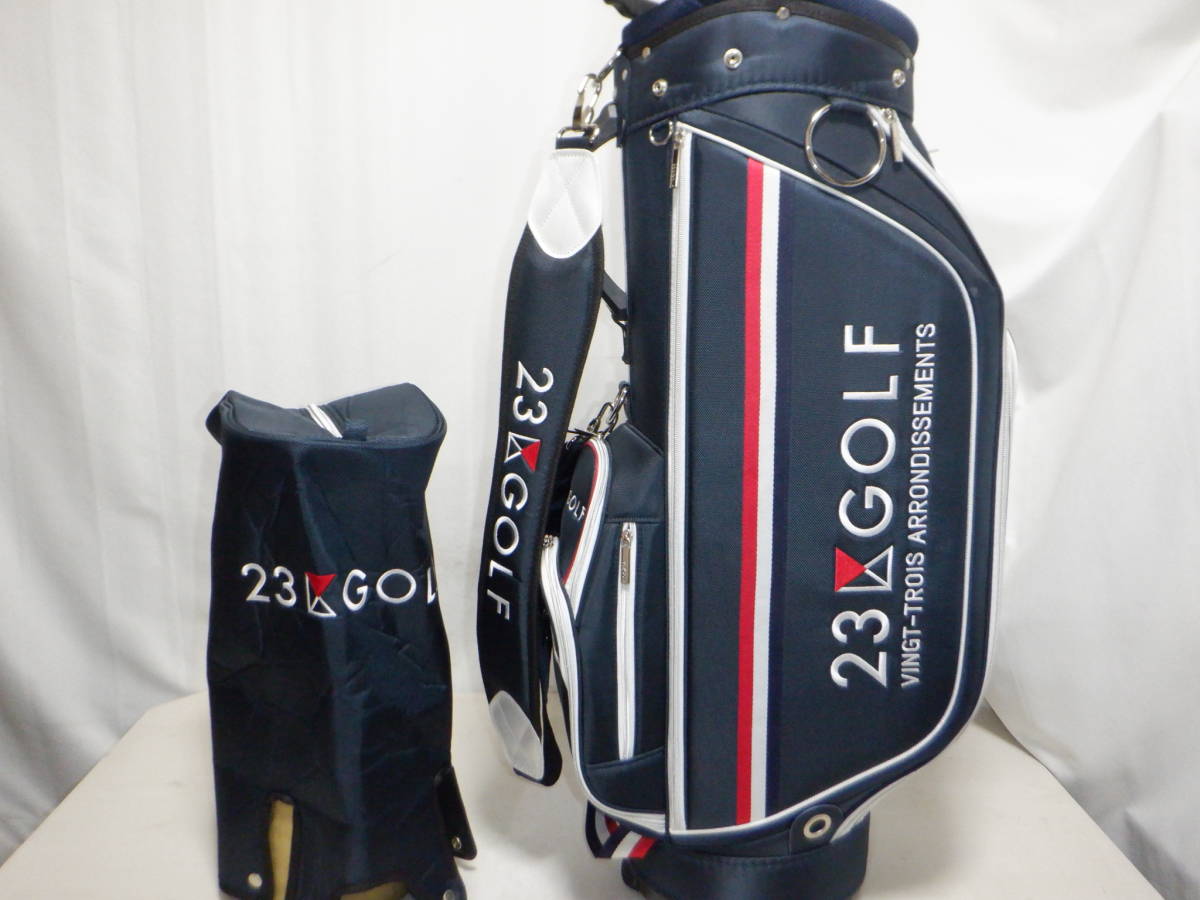 限定品】 23区GOLF オンワード 9.0型☆中古～美品☆カートバック(NV