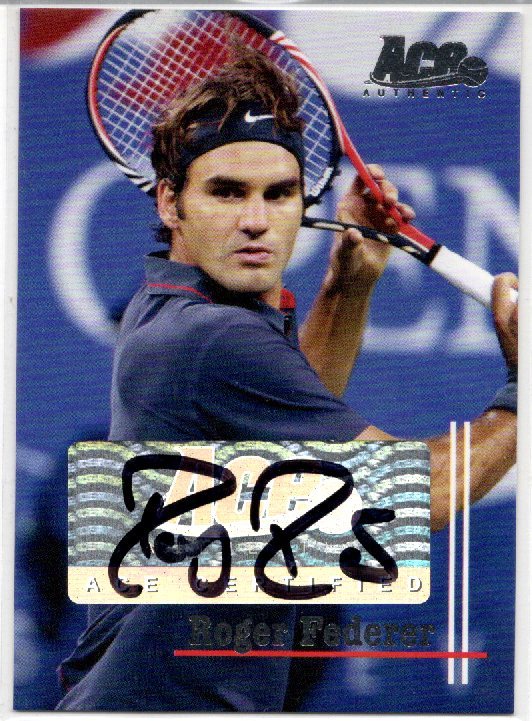 その他 2011 Ace Authentic Roger Federer Autograph