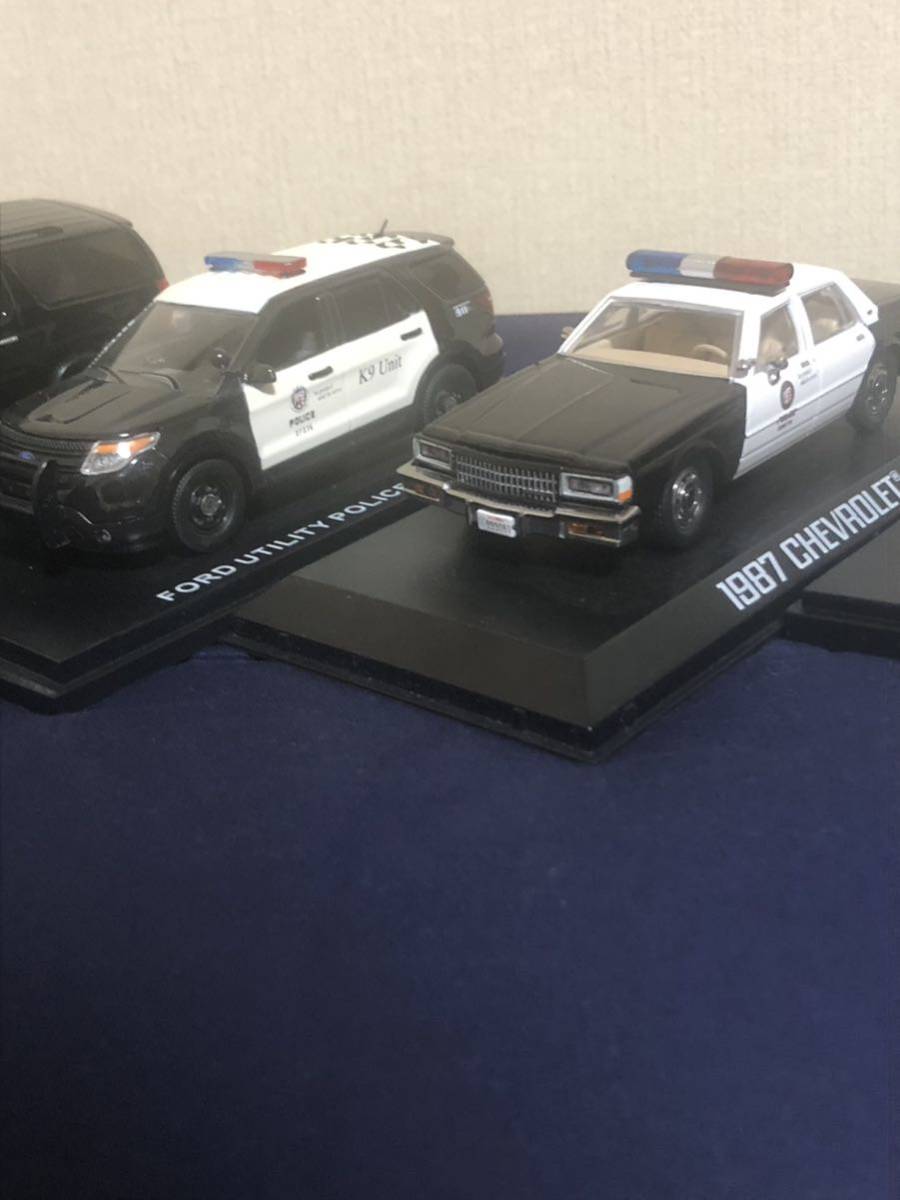 1/43 スケール　ポリスカー　シボレー　4台セット　ターミネーター LAPD ミニカー_画像4