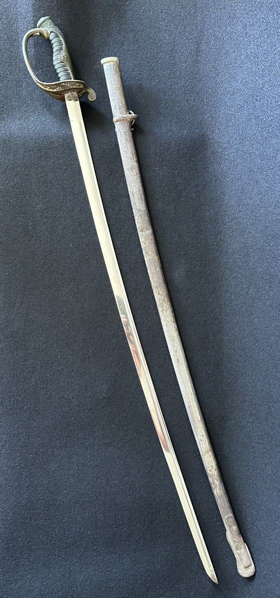 古美術　模造刀　サーベル　指揮刀　軍刀　帝国陸軍　日本軍　全長約95cm