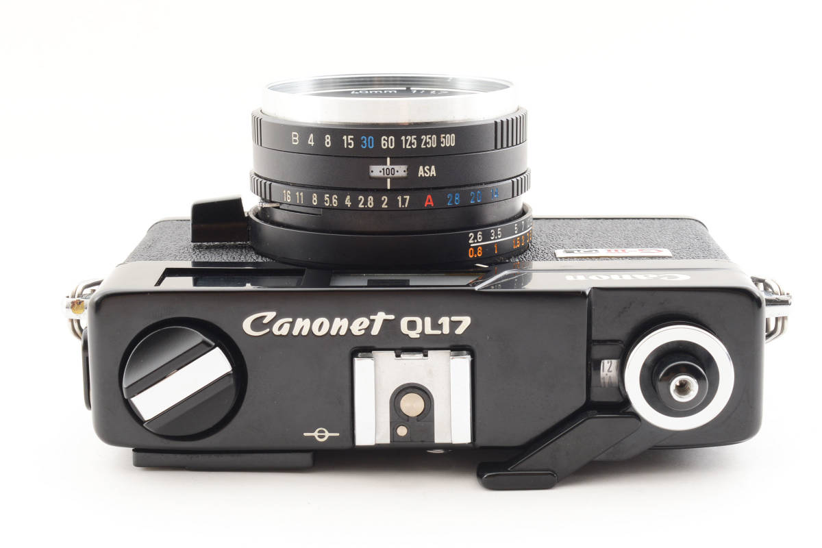 [シャッターOK] キヤノン Canon Canonet QL17 GIII G3 ブラック レンジファインダー フィルムカメラ [現状品] #1970283_画像4