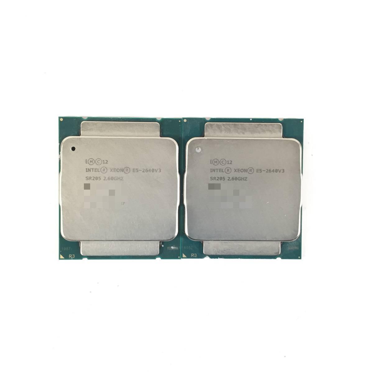 K5051063 INTEL XEON E5-2640V3 SR205 2.60GHz CPU 2点【中古動作品】_見本