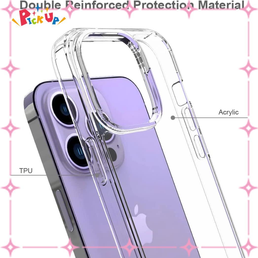 【在庫処分】For iPhone 14 Pro（6.1インチ）ケース TPU iPhone 14 Pro 対応 透明保護ソフト シ_画像2