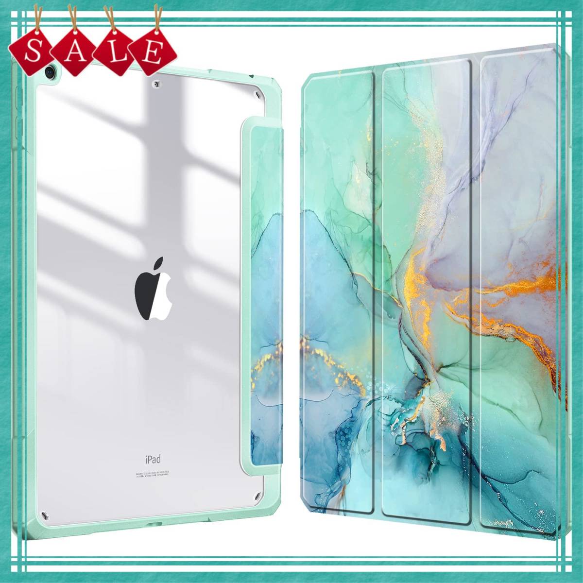 【特価商品】Fintie iPad 10.2 ケース iPad 第9 / 8 / 7世代 ケース 2021 2020 2019 透