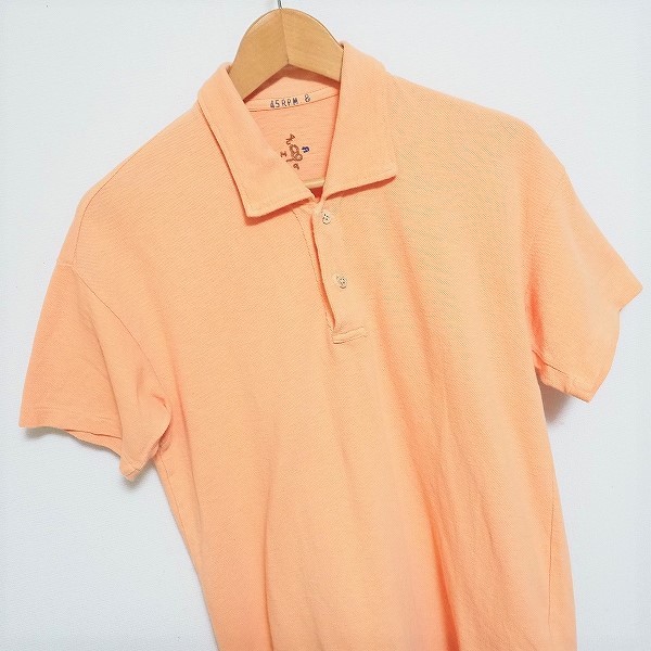 #snc フォーティファイブアールピーエム 45rpm ポロシャツ 4 オレンジ 半袖 メンズ [826797]_画像3