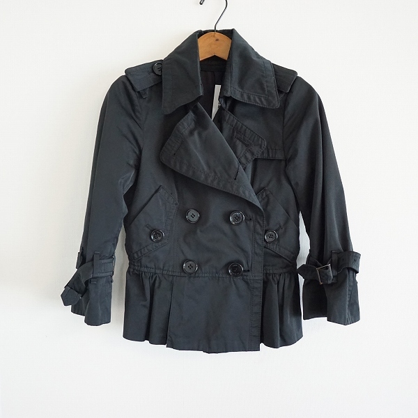 #anc バーバリーブラックレーベル BURBERRYBLACKLABEL ジャケット 38 黒 レディース [837768]_画像1