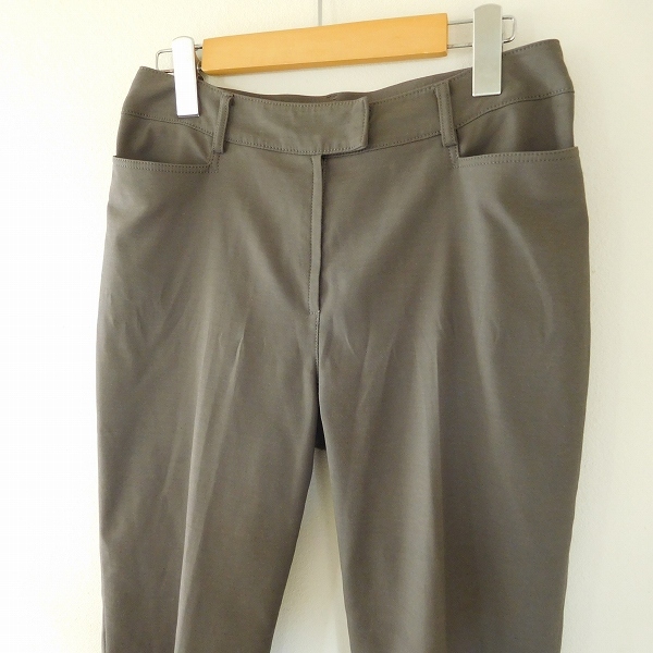 #anc Leilian Leilian pants 9 khaki series 7 minute height lady's [835844]