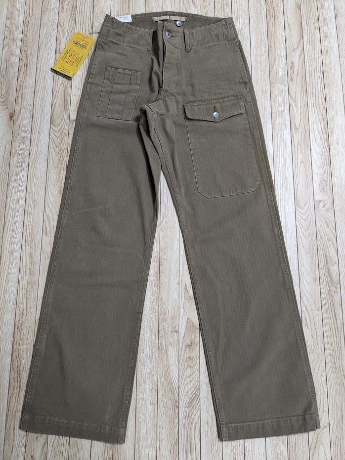 新品未使用品 ORGUEIL British Army Trousers OR-1099B ステュディオ・ダ・ルチザン studio d'artisan