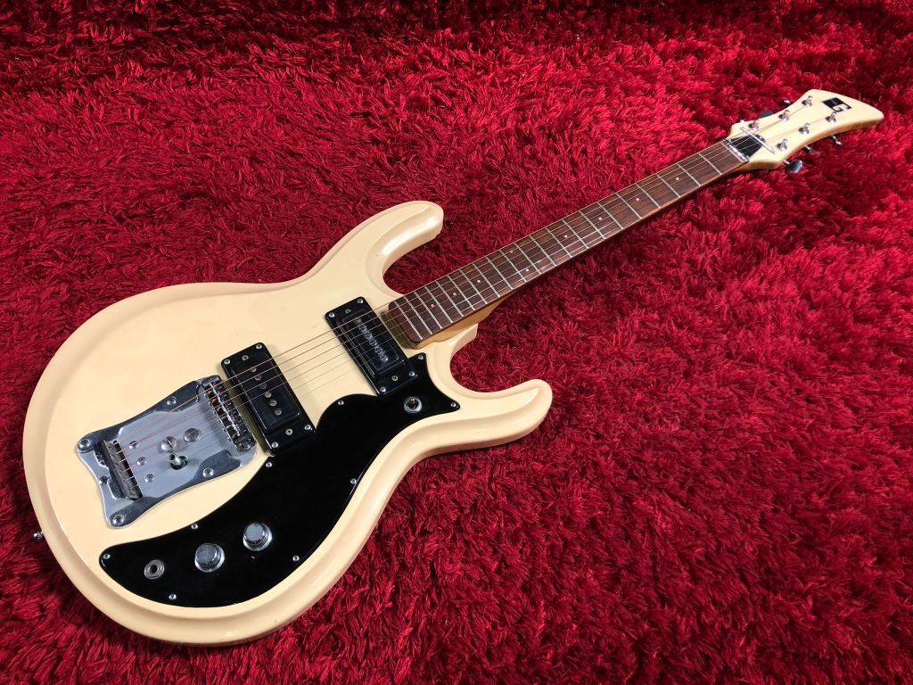 エレキギター グヤトーン LG-250T 1960年代 クリーム ビザールギター-