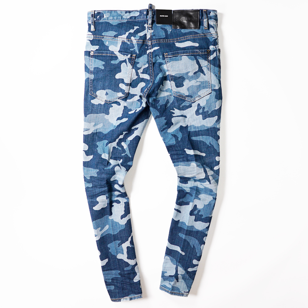 これぞDSQ インディゴカモフラ 22春夏/新品92 400円【DSQUARED2 これぞDSQ インディゴカモフラ 22春夏/新品92 400円【DSQUARED2